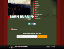 Tablet Screenshot of barnburning.net